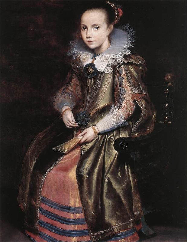 VOS, Cornelis de Elisabeth (or Cornelia) Vekemans as a Young Girl re